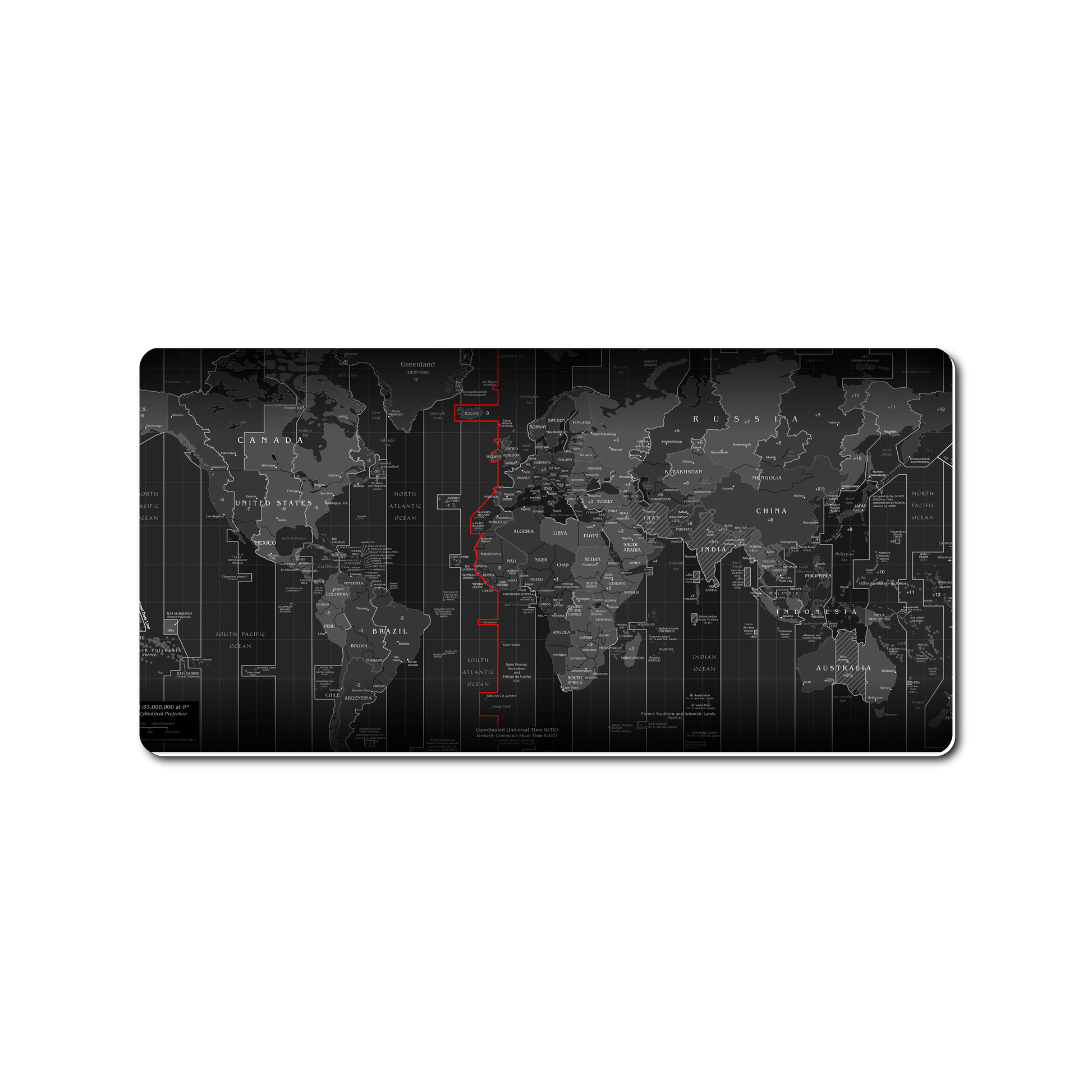 Mouse Pad Gamer Mapamundi World Map