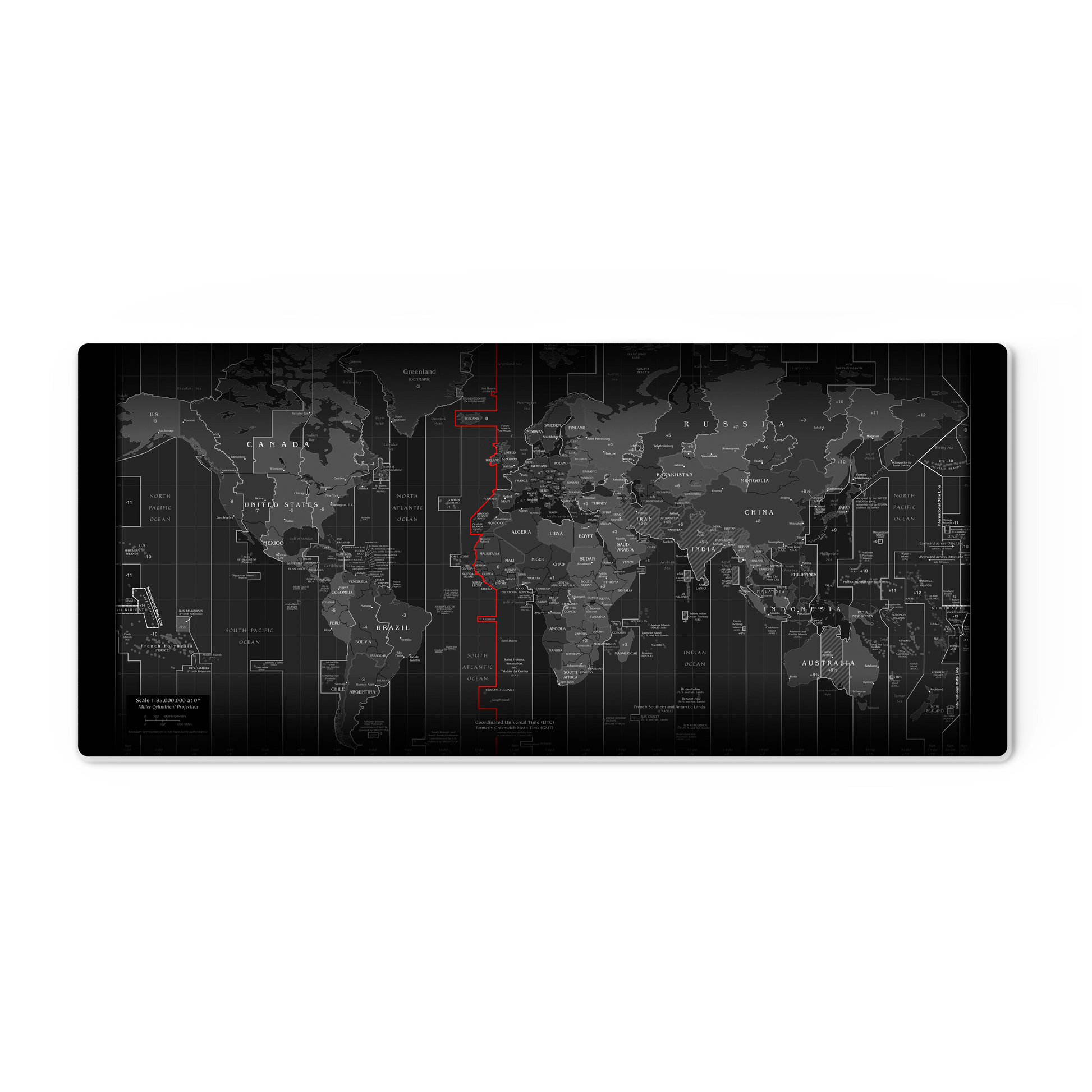 Mouse Pad Gamer Mapamundi World Map