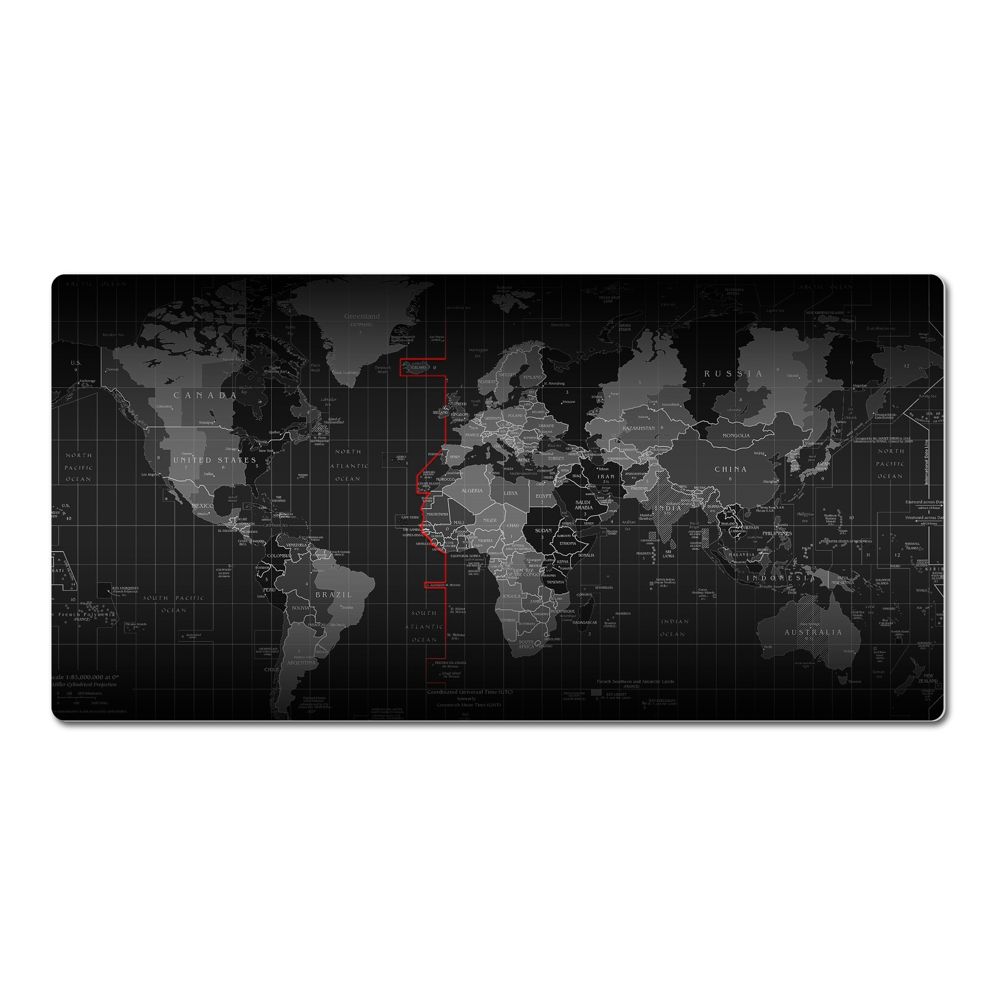 Mouse Pad Gamer Mapamundi World Map