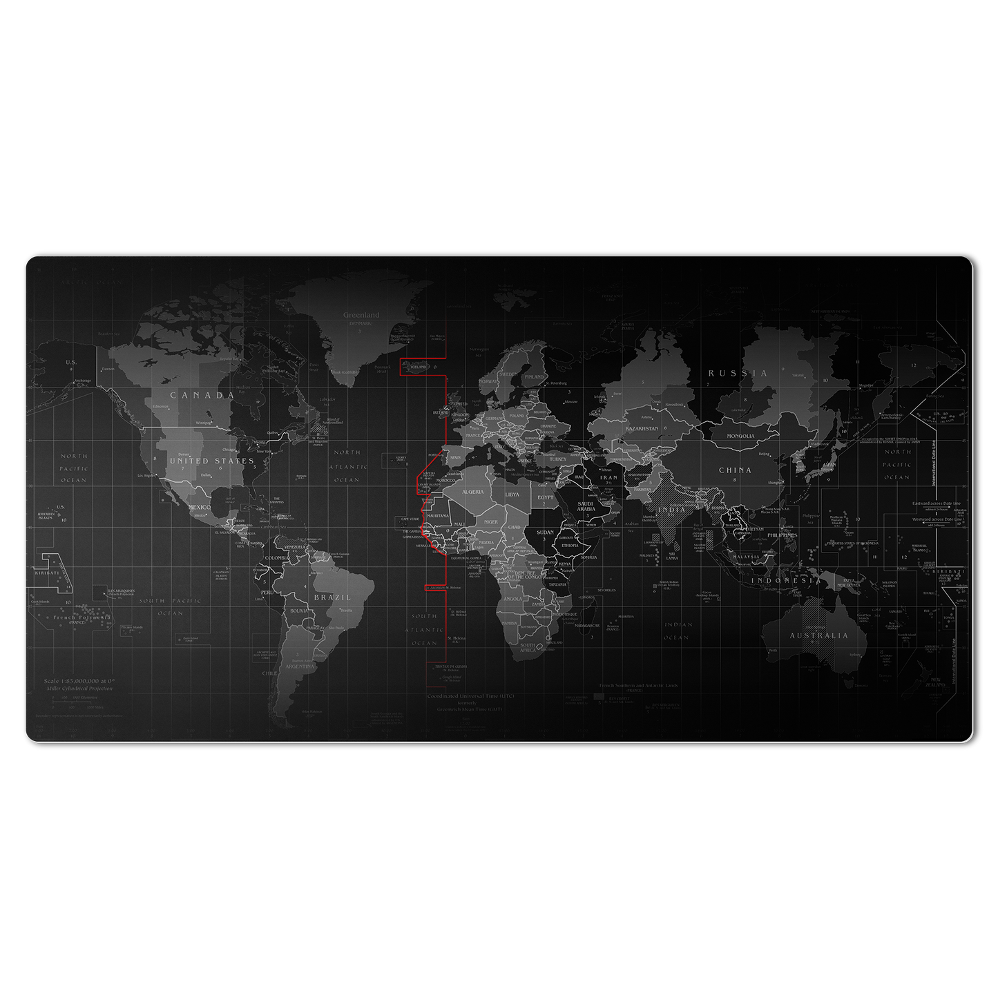 Mouse Pad Gamer Mapamundi World Map