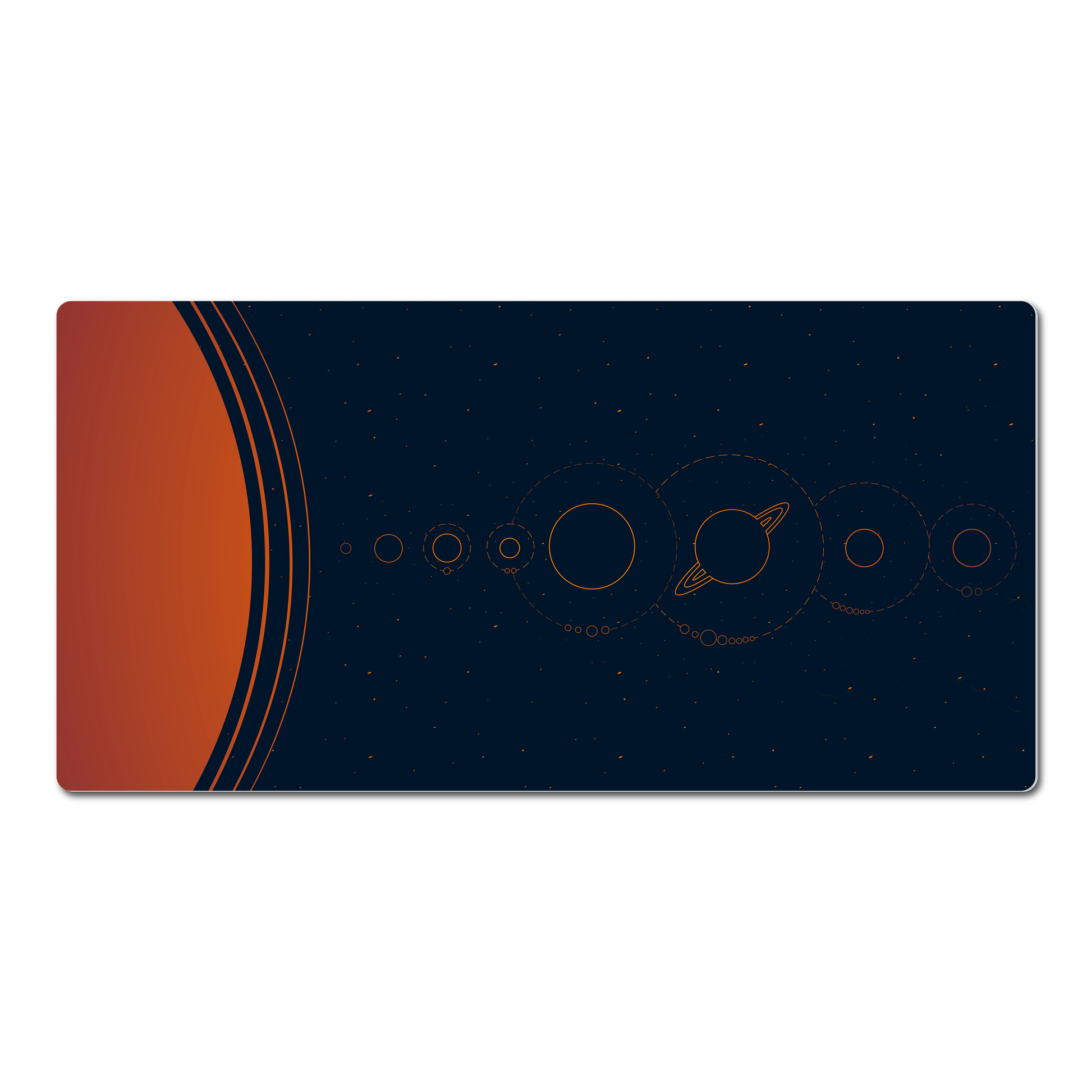 Mouse Pad Espacio Planetas